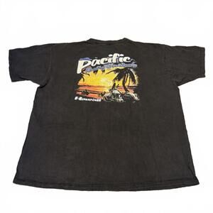 Harley-Davidson Pacific Harley Hawaii Sunset Graphic T-Shirt Black XXL